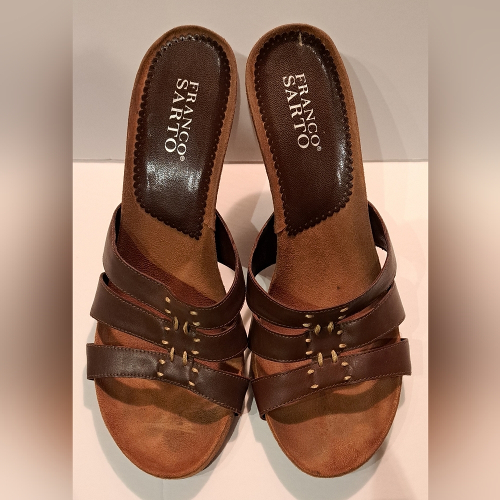 Gorgous Leather Heel Sandals